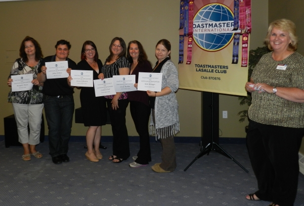 2015 TLC Humorous Speech and Table Topics Contest participants